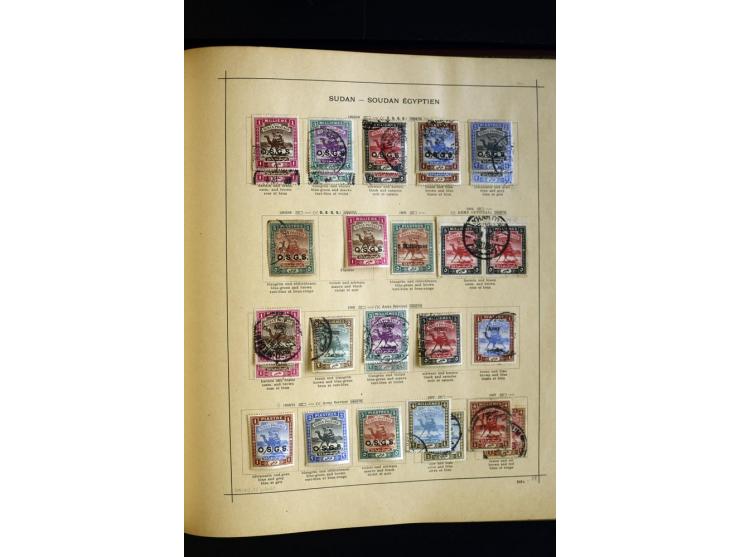 1874/1913, umfangreiche gestempelte und ungebrauchte Sammlung Angola bis Zanzibar mit vielen besseren und kpl. Ausgaben, dabe