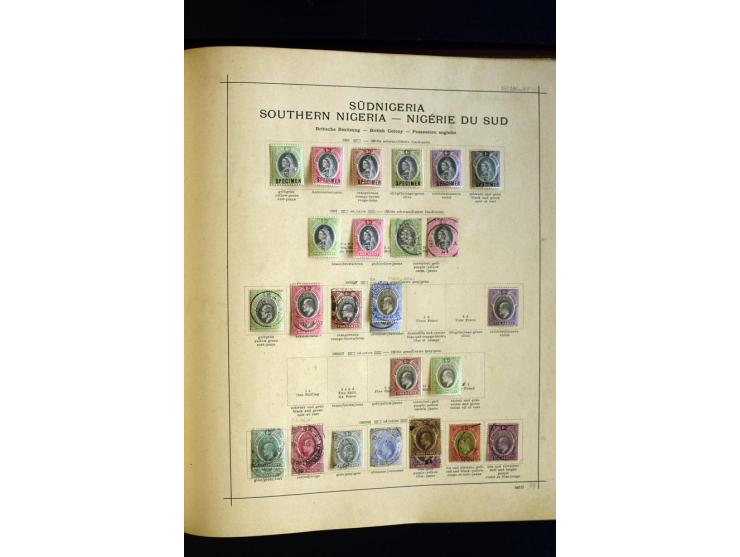 1874/1913, umfangreiche gestempelte und ungebrauchte Sammlung Angola bis Zanzibar mit vielen besseren und kpl. Ausgaben, dabe