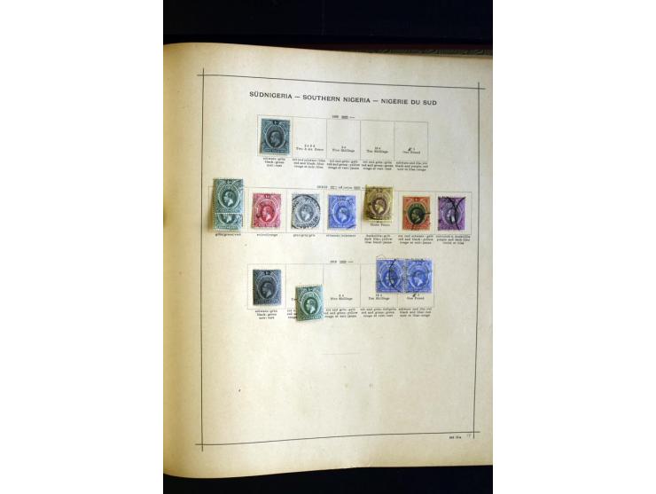 1874/1913, umfangreiche gestempelte und ungebrauchte Sammlung Angola bis Zanzibar mit vielen besseren und kpl. Ausgaben, dabe