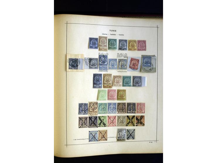1874/1913, umfangreiche gestempelte und ungebrauchte Sammlung Angola bis Zanzibar mit vielen besseren und kpl. Ausgaben, dabe
