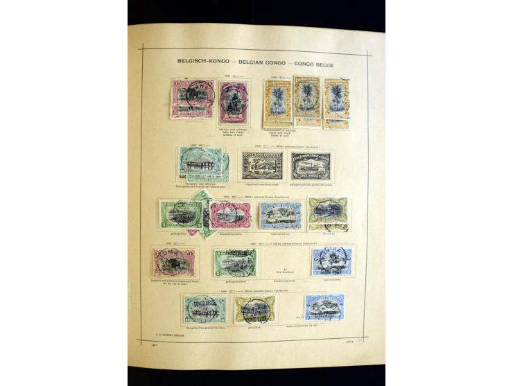 1874/1913, umfangreiche gestempelte und ungebrauchte Sammlung Angola bis Zanzibar mit vielen besseren und kpl. Ausgaben, dabe