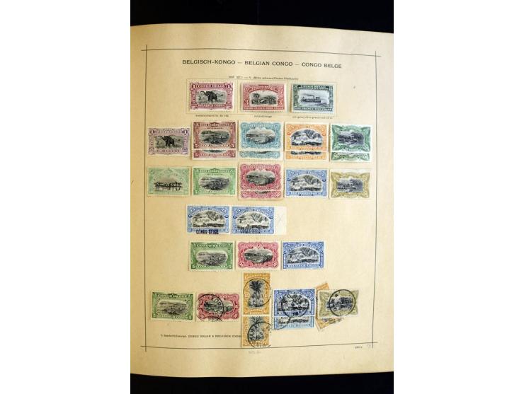 1874/1913, umfangreiche gestempelte und ungebrauchte Sammlung Angola bis Zanzibar mit vielen besseren und kpl. Ausgaben, dabe