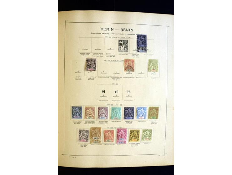 1874/1913, umfangreiche gestempelte und ungebrauchte Sammlung Angola bis Zanzibar mit vielen besseren und kpl. Ausgaben, dabe