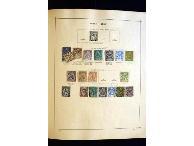 1874/1913, umfangreiche gestempelte und ungebrauchte Sammlung Angola bis Zanzibar mit vielen besseren und kpl. Ausgaben, dabe