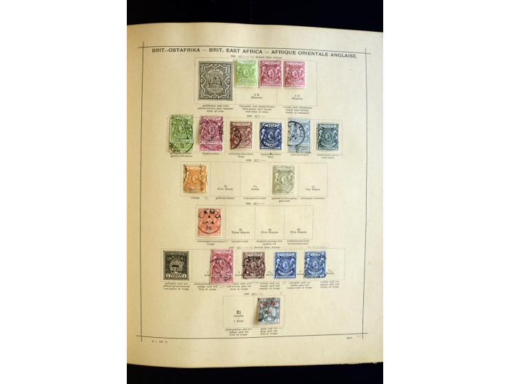 1874/1913, umfangreiche gestempelte und ungebrauchte Sammlung Angola bis Zanzibar mit vielen besseren und kpl. Ausgaben, dabe