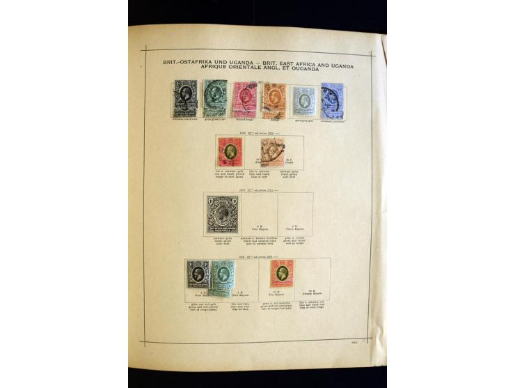 1874/1913, umfangreiche gestempelte und ungebrauchte Sammlung Angola bis Zanzibar mit vielen besseren und kpl. Ausgaben, dabe