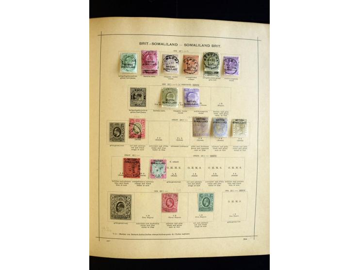 1874/1913, umfangreiche gestempelte und ungebrauchte Sammlung Angola bis Zanzibar mit vielen besseren und kpl. Ausgaben, dabe