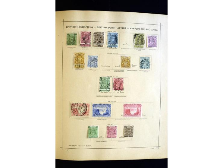 1874/1913, umfangreiche gestempelte und ungebrauchte Sammlung Angola bis Zanzibar mit vielen besseren und kpl. Ausgaben, dabe