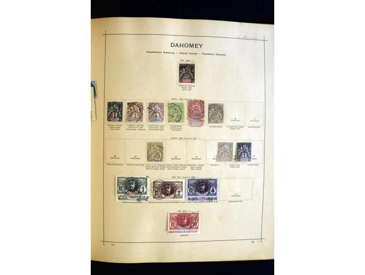 1874/1913, umfangreiche gestempelte und ungebrauchte Sammlung Angola bis Zanzibar mit vielen besseren und kpl. Ausgaben, dabe