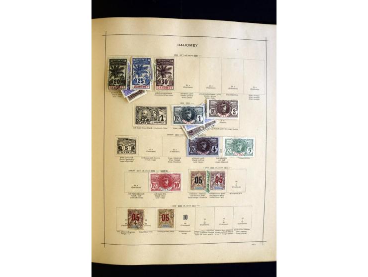 1874/1913, umfangreiche gestempelte und ungebrauchte Sammlung Angola bis Zanzibar mit vielen besseren und kpl. Ausgaben, dabe