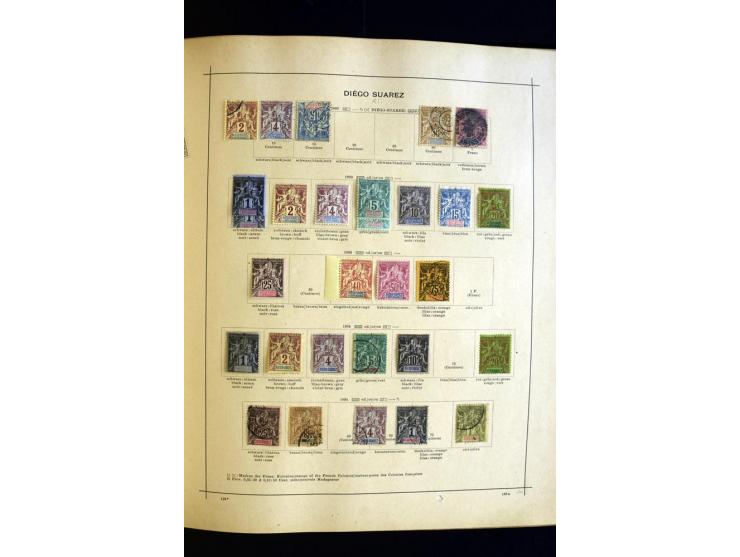 1874/1913, umfangreiche gestempelte und ungebrauchte Sammlung Angola bis Zanzibar mit vielen besseren und kpl. Ausgaben, dabe