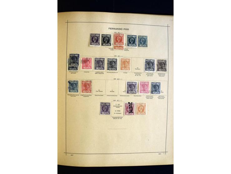 1874/1913, umfangreiche gestempelte und ungebrauchte Sammlung Angola bis Zanzibar mit vielen besseren und kpl. Ausgaben, dabe