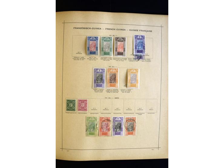 1874/1913, umfangreiche gestempelte und ungebrauchte Sammlung Angola bis Zanzibar mit vielen besseren und kpl. Ausgaben, dabe