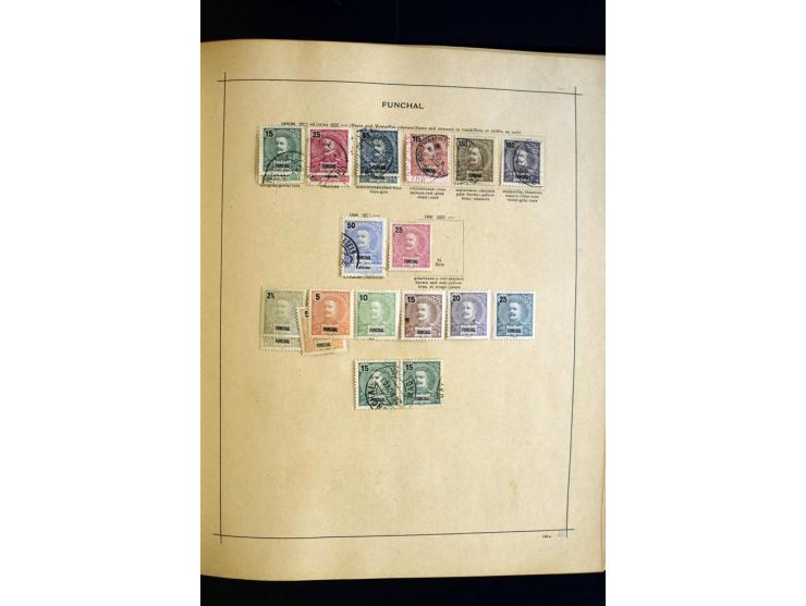 1874/1913, umfangreiche gestempelte und ungebrauchte Sammlung Angola bis Zanzibar mit vielen besseren und kpl. Ausgaben, dabe