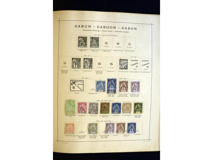 1874/1913, umfangreiche gestempelte und ungebrauchte Sammlung Angola bis Zanzibar mit vielen besseren und kpl. Ausgaben, dabe