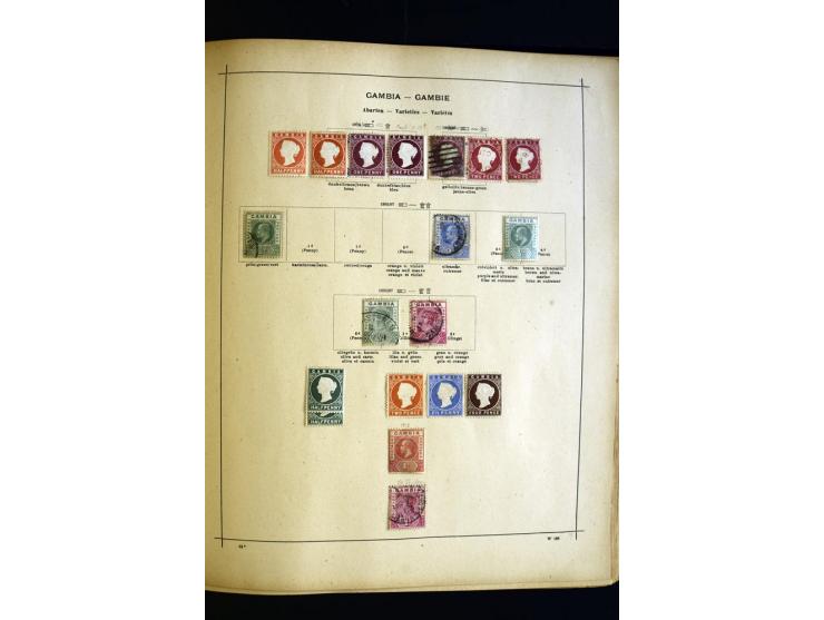 1874/1913, umfangreiche gestempelte und ungebrauchte Sammlung Angola bis Zanzibar mit vielen besseren und kpl. Ausgaben, dabe