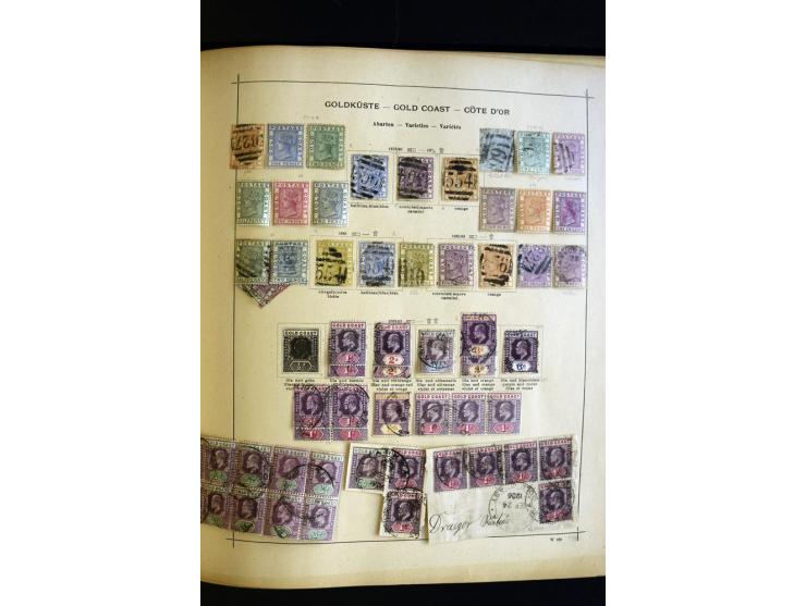1874/1913, umfangreiche gestempelte und ungebrauchte Sammlung Angola bis Zanzibar mit vielen besseren und kpl. Ausgaben, dabe