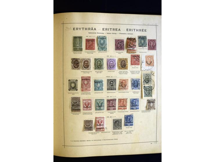 1874/1913, umfangreiche gestempelte und ungebrauchte Sammlung Angola bis Zanzibar mit vielen besseren und kpl. Ausgaben, dabe