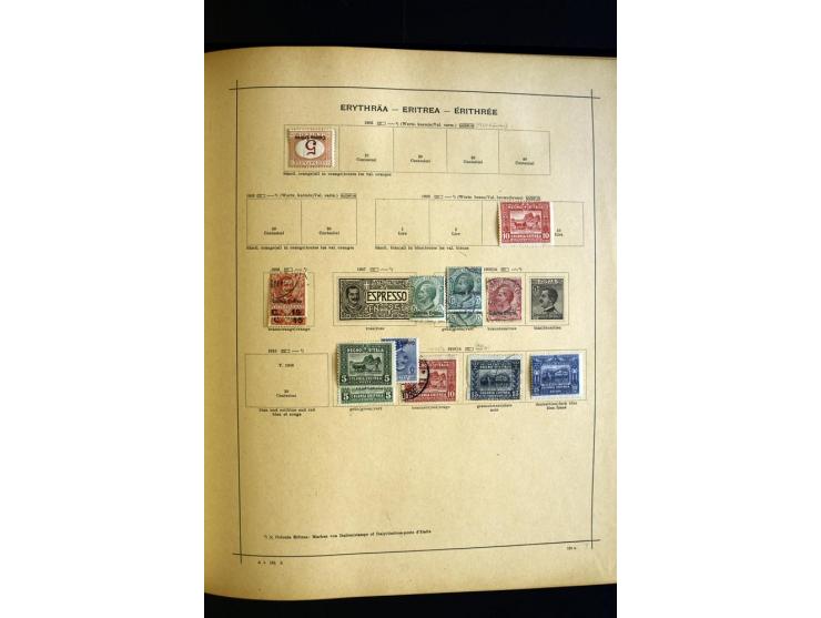 1874/1913, umfangreiche gestempelte und ungebrauchte Sammlung Angola bis Zanzibar mit vielen besseren und kpl. Ausgaben, dabe