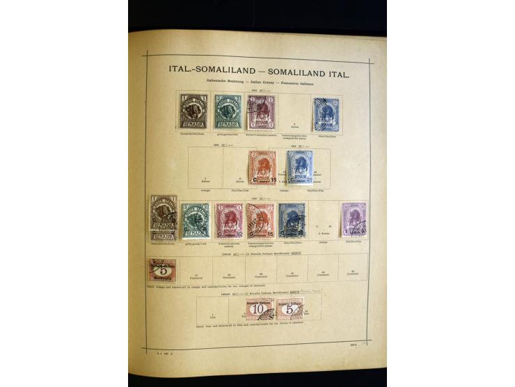 1874/1913, umfangreiche gestempelte und ungebrauchte Sammlung Angola bis Zanzibar mit vielen besseren und kpl. Ausgaben, dabe