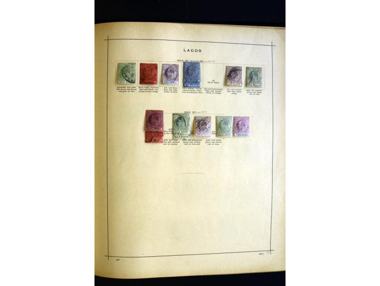 1874/1913, umfangreiche gestempelte und ungebrauchte Sammlung Angola bis Zanzibar mit vielen besseren und kpl. Ausgaben, dabe