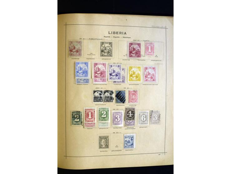 1874/1913, umfangreiche gestempelte und ungebrauchte Sammlung Angola bis Zanzibar mit vielen besseren und kpl. Ausgaben, dabe
