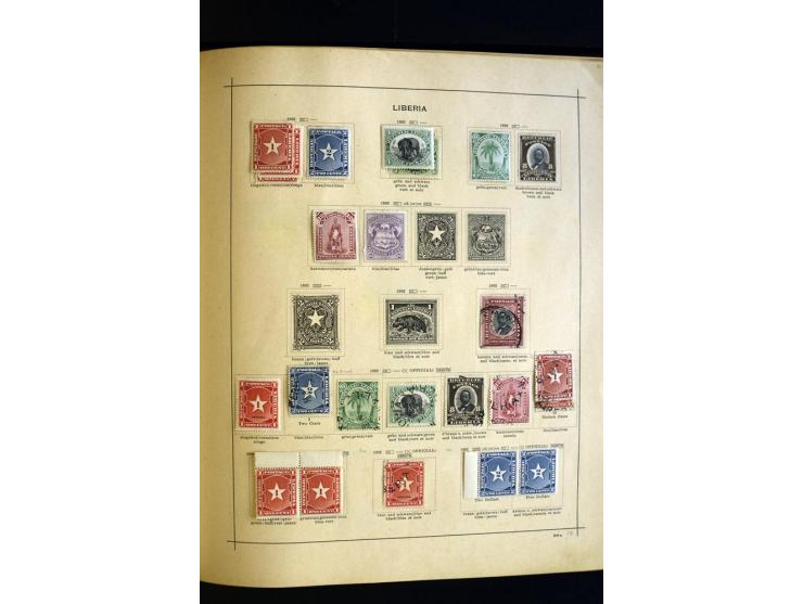 1874/1913, umfangreiche gestempelte und ungebrauchte Sammlung Angola bis Zanzibar mit vielen besseren und kpl. Ausgaben, dabe