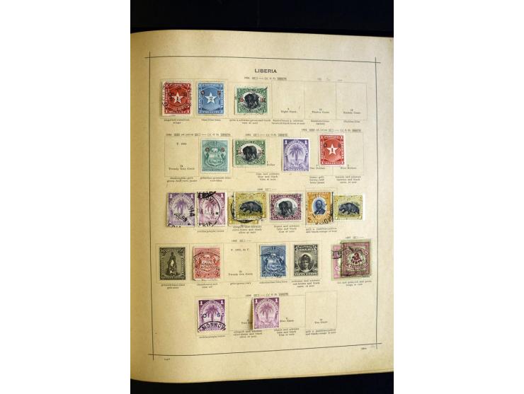 1874/1913, umfangreiche gestempelte und ungebrauchte Sammlung Angola bis Zanzibar mit vielen besseren und kpl. Ausgaben, dabe