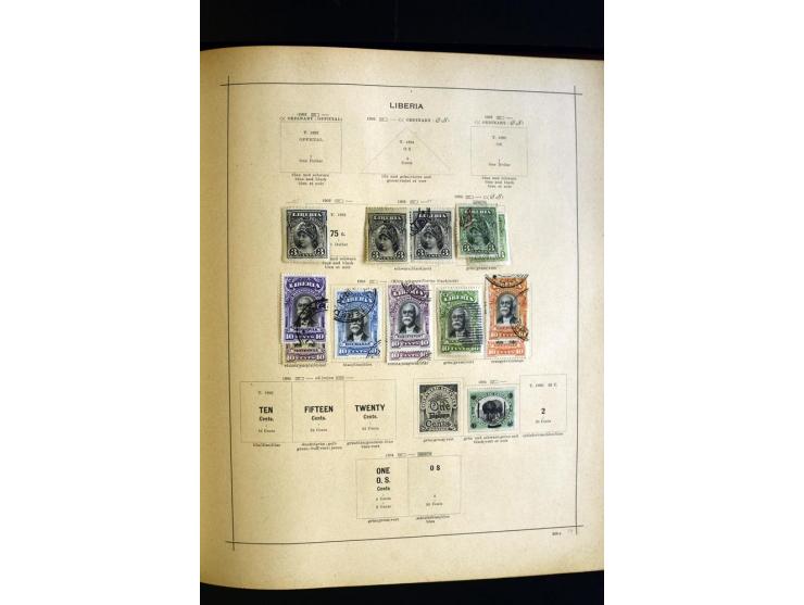 1874/1913, umfangreiche gestempelte und ungebrauchte Sammlung Angola bis Zanzibar mit vielen besseren und kpl. Ausgaben, dabe