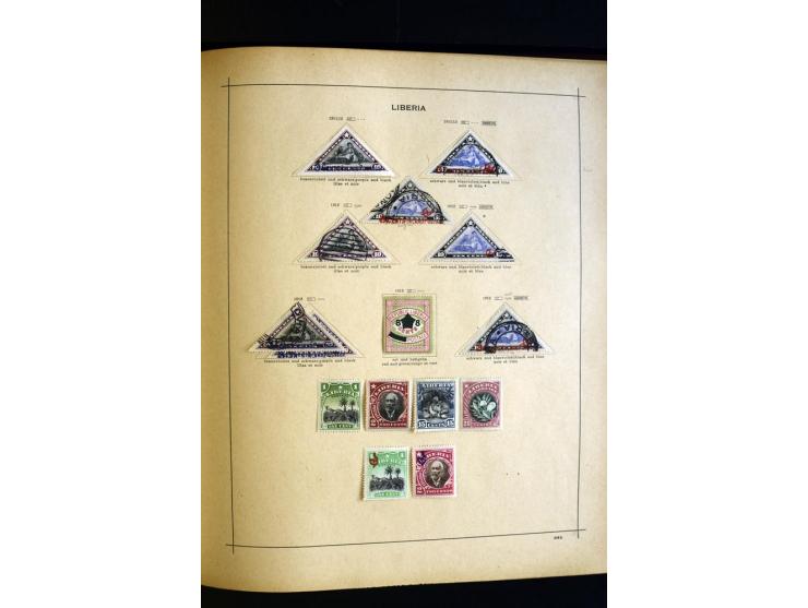 1874/1913, umfangreiche gestempelte und ungebrauchte Sammlung Angola bis Zanzibar mit vielen besseren und kpl. Ausgaben, dabe