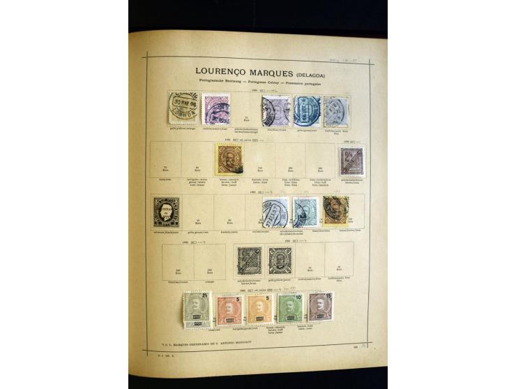 1874/1913, umfangreiche gestempelte und ungebrauchte Sammlung Angola bis Zanzibar mit vielen besseren und kpl. Ausgaben, dabe