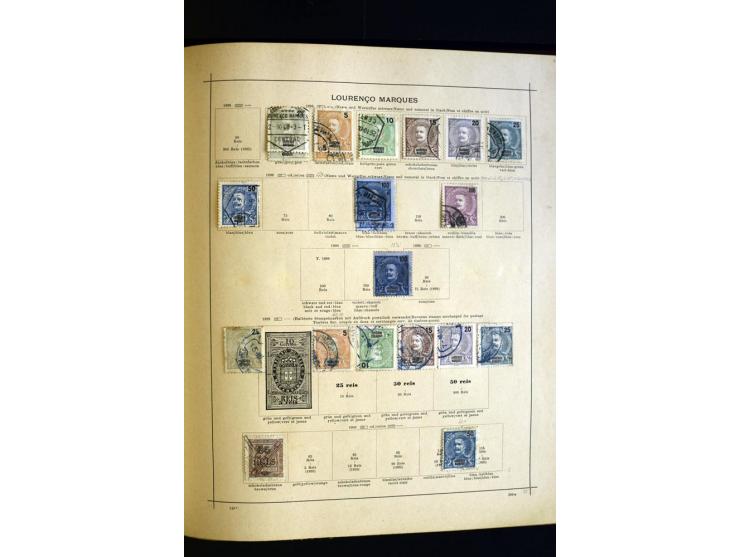1874/1913, umfangreiche gestempelte und ungebrauchte Sammlung Angola bis Zanzibar mit vielen besseren und kpl. Ausgaben, dabe