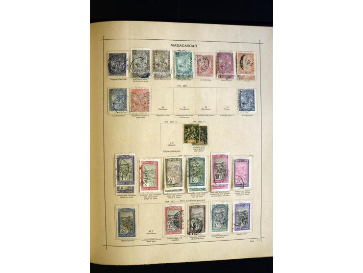 1874/1913, umfangreiche gestempelte und ungebrauchte Sammlung Angola bis Zanzibar mit vielen besseren und kpl. Ausgaben, dabe