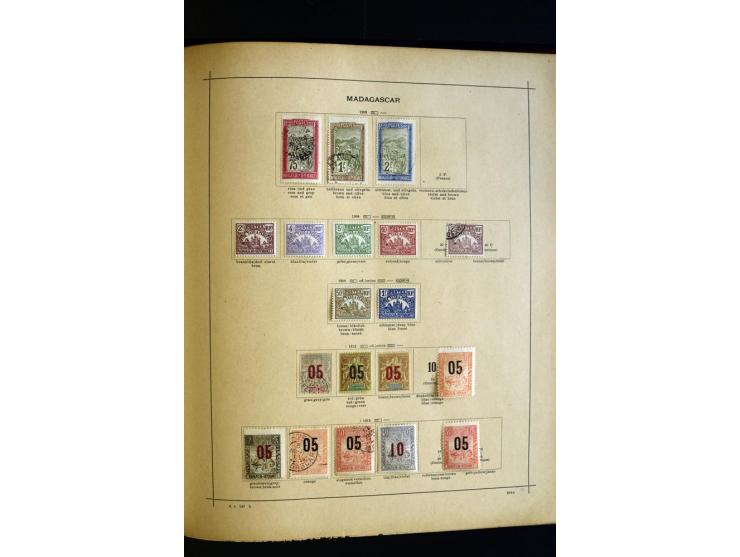 1874/1913, umfangreiche gestempelte und ungebrauchte Sammlung Angola bis Zanzibar mit vielen besseren und kpl. Ausgaben, dabe