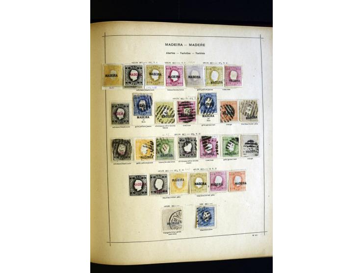 1874/1913, umfangreiche gestempelte und ungebrauchte Sammlung Angola bis Zanzibar mit vielen besseren und kpl. Ausgaben, dabe