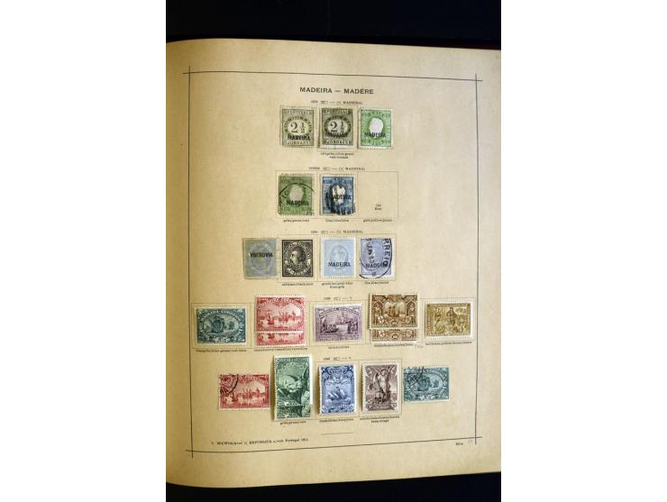 1874/1913, umfangreiche gestempelte und ungebrauchte Sammlung Angola bis Zanzibar mit vielen besseren und kpl. Ausgaben, dabe