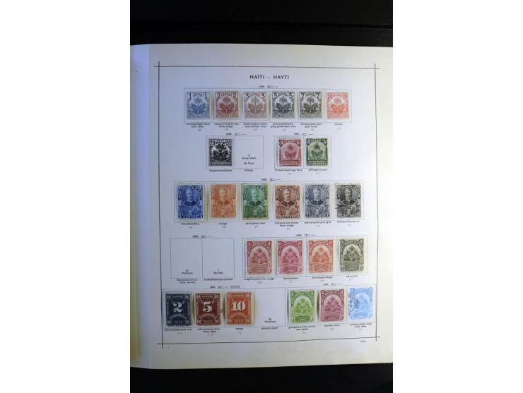 1843/1915, ungebrauchte und gestempelte reichhaltige Sammlung mit vielen besseren Werten in Schaubek-Album
