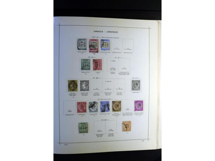 1843/1915, ungebrauchte und gestempelte reichhaltige Sammlung mit vielen besseren Werten in Schaubek-Album