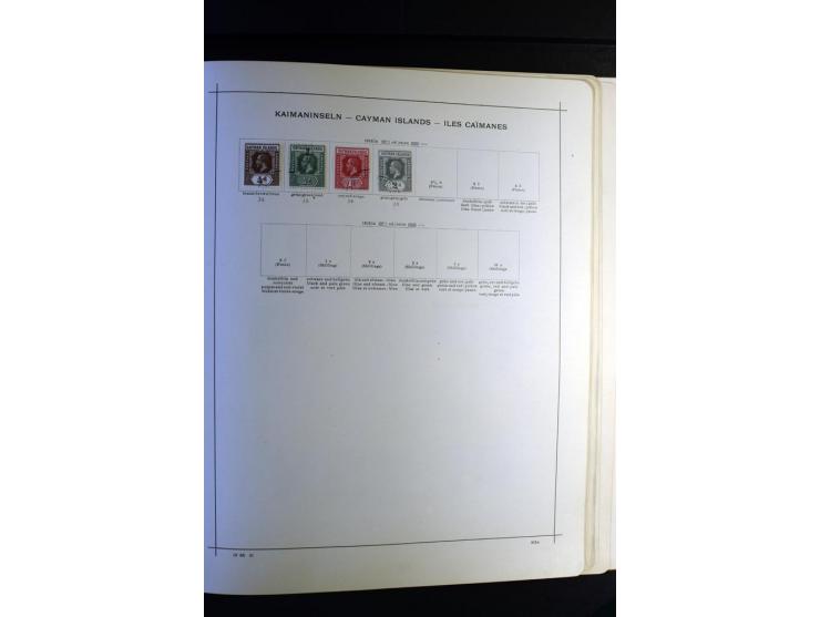 1843/1915, ungebrauchte und gestempelte reichhaltige Sammlung mit vielen besseren Werten in Schaubek-Album