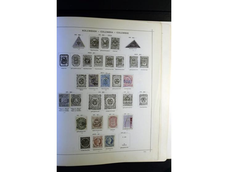 1843/1915, ungebrauchte und gestempelte reichhaltige Sammlung mit vielen besseren Werten in Schaubek-Album