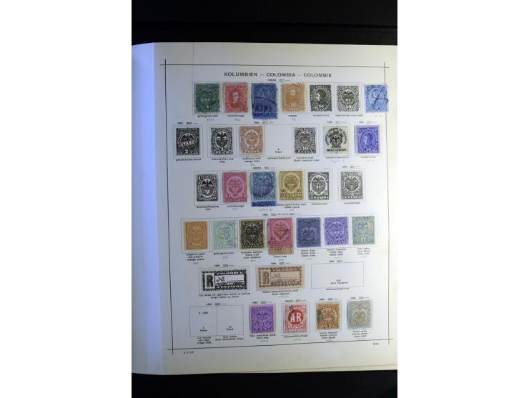 1843/1915, ungebrauchte und gestempelte reichhaltige Sammlung mit vielen besseren Werten in Schaubek-Album