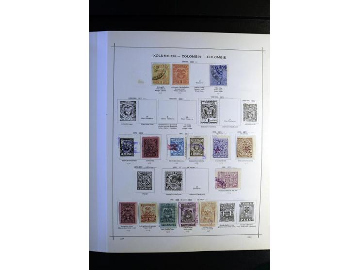 1843/1915, ungebrauchte und gestempelte reichhaltige Sammlung mit vielen besseren Werten in Schaubek-Album