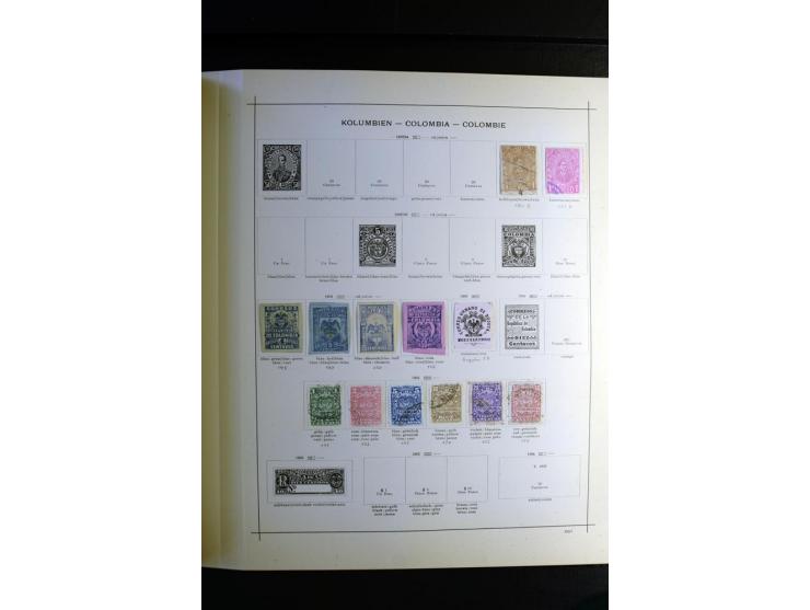 1843/1915, ungebrauchte und gestempelte reichhaltige Sammlung mit vielen besseren Werten in Schaubek-Album