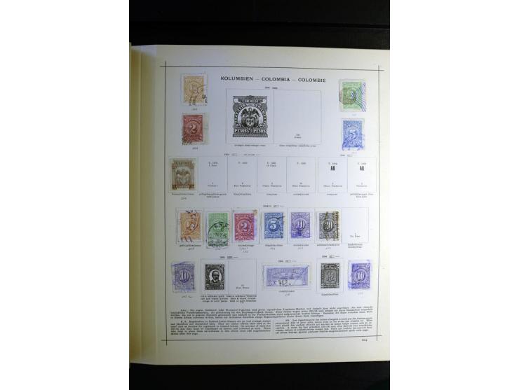 1843/1915, ungebrauchte und gestempelte reichhaltige Sammlung mit vielen besseren Werten in Schaubek-Album