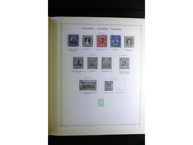 1843/1915, ungebrauchte und gestempelte reichhaltige Sammlung mit vielen besseren Werten in Schaubek-Album
