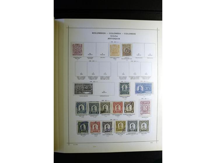 1843/1915, ungebrauchte und gestempelte reichhaltige Sammlung mit vielen besseren Werten in Schaubek-Album