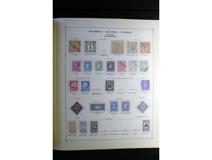 1843/1915, ungebrauchte und gestempelte reichhaltige Sammlung mit vielen besseren Werten in Schaubek-Album