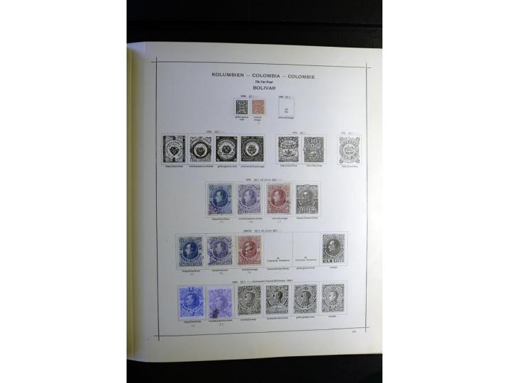 1843/1915, ungebrauchte und gestempelte reichhaltige Sammlung mit vielen besseren Werten in Schaubek-Album