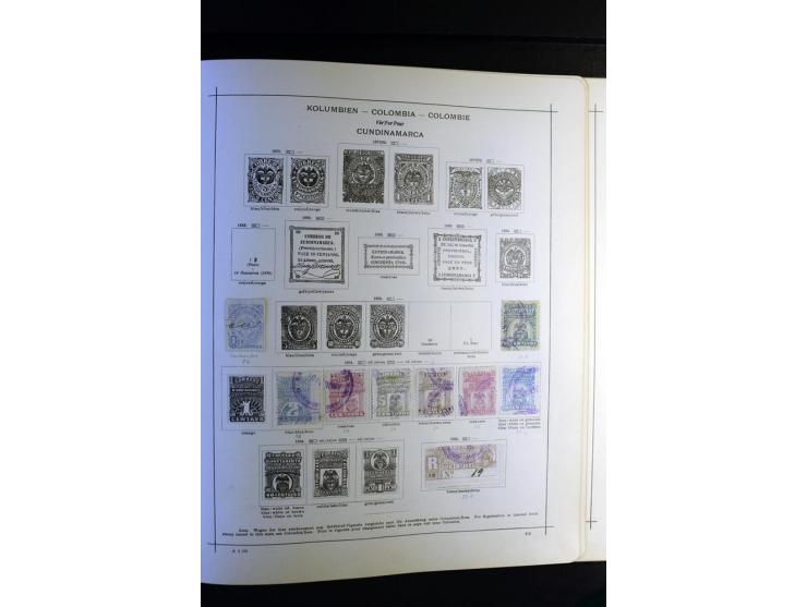 1843/1915, ungebrauchte und gestempelte reichhaltige Sammlung mit vielen besseren Werten in Schaubek-Album
