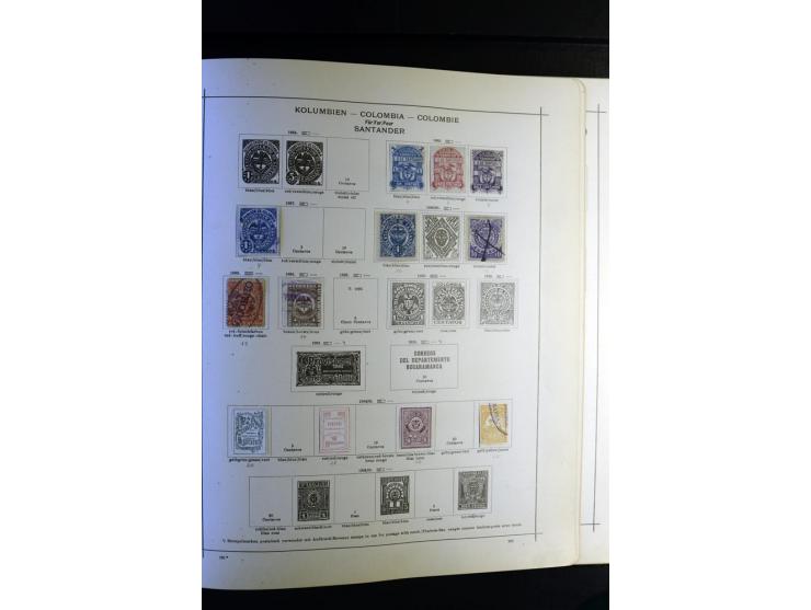 1843/1915, ungebrauchte und gestempelte reichhaltige Sammlung mit vielen besseren Werten in Schaubek-Album